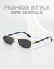 Vintage European & American Small Square Metal Sunglasses - Women's Trendy, Versatile Retro Style