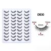 2026 False Eyelashes One Piece Natural Curl Pocket Sweet False Eyelash Tuft Women's Group Short 20 Pairs