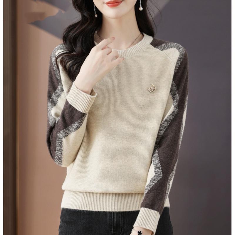 Women Sweater Pullovers Autumn Winter Vintage Long Sleeve Knitted Sweaters Women Lady