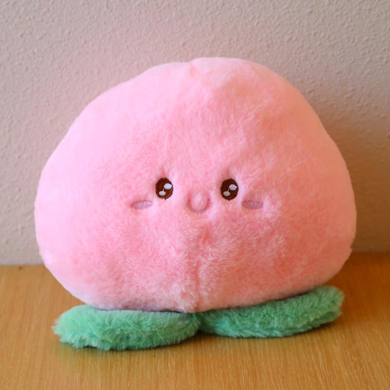 Fruit & Vegetable Plush Toy Set: Watermelon, Pineapple, Banana, Peach, Strawberry, Mango Cloth Dolls
