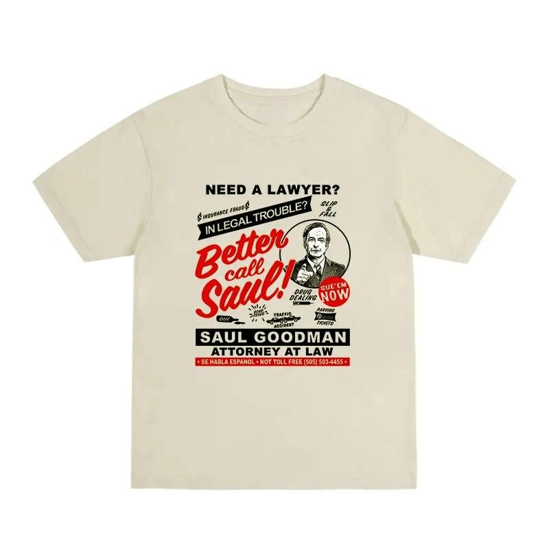 Nowy bawełniany T-shirt męski i damski na wiosnę i lato Wzór Fan Breaking Bad Nadruk Krótki rękaw Okrągły dekolt Casualowy T-shirt