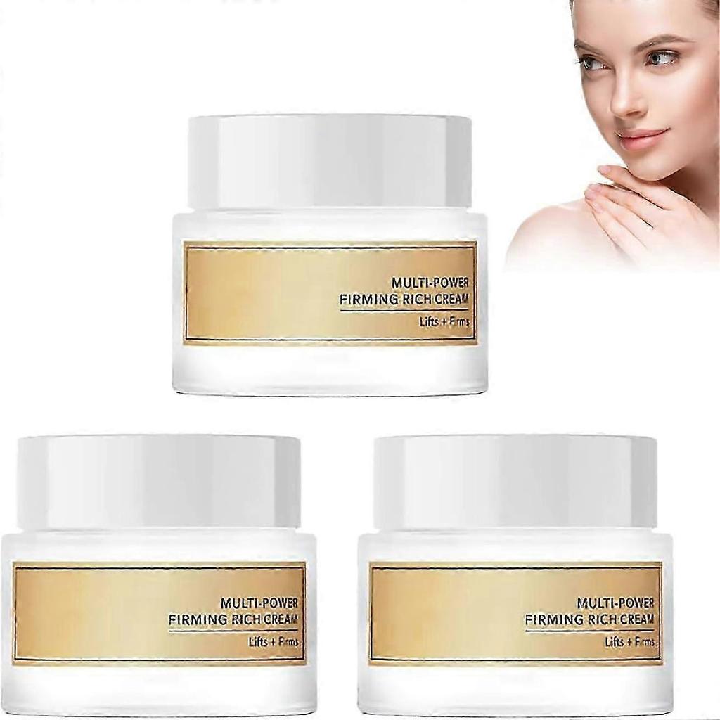 Multi-Power Firming Magic Cream, Multi-Power Firming Rich Cream,Face Firming Lift Magic Cream for Dry, Depleted, Loose Skin, Anti-wrinkle & Anti-aging
