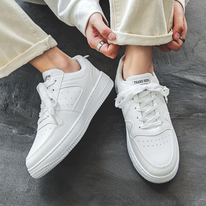 Couple little white shoes women's 2025 new popular platform little white shoes versatile student ins casual board shoes men's shoes