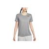 Dri-Fit Team Legend Quick-Dry Comfortable Crew Neck Short Sleeve T-Shirt Women Tops Carbon-Gray IB8899-091