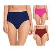 Women's High Waisted Bikini Bottom Full Coverage Tankini Swim Bottoms High Cut Tummy Control Bathing Suit Bottom