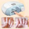 2-i-1 elektrisk nagelklippare Manikyrtillbehör Stänkskyddad nagelklippare för baby Finger- och tåsax Pedikyrverktyg för tjocka naglar