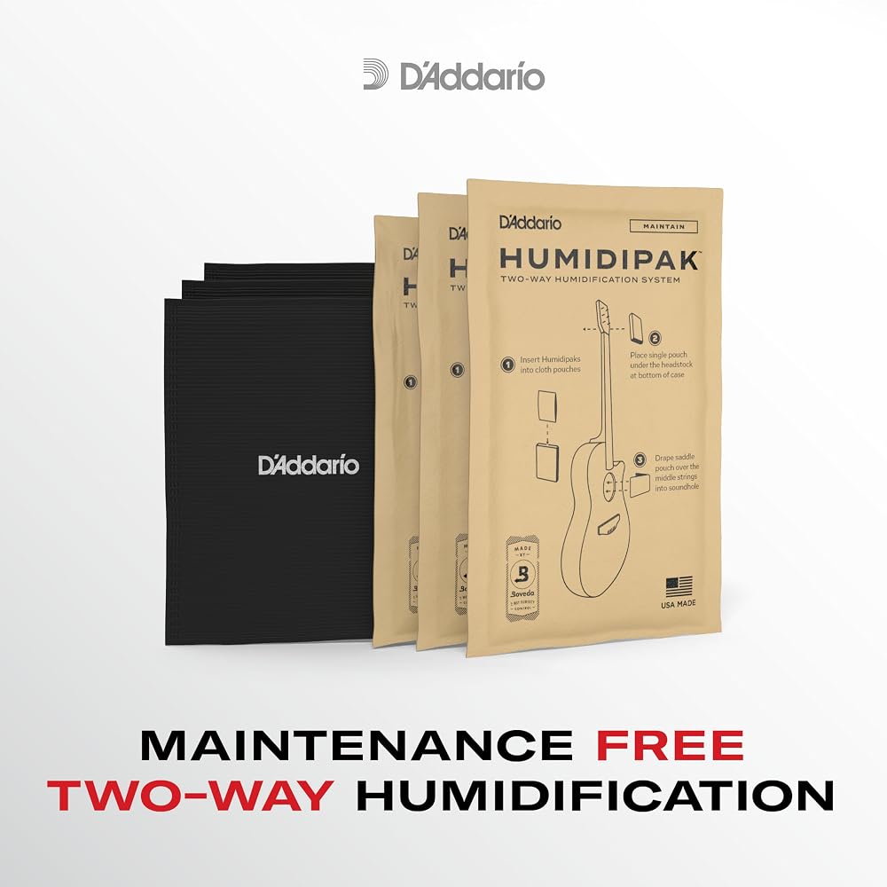 D'Addario Daddario Guitar Humidity Control Agent Humidipak Restore Kit PW-HPK-03 (Emergency Care)...
