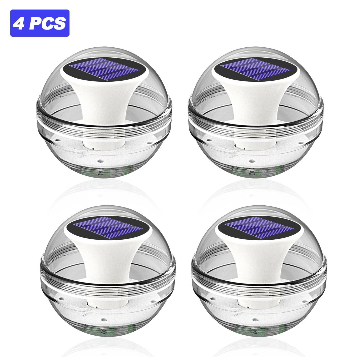 

Плавающие светильники для бассейна, солнечные светильники для бассейна, меняющие цвет RGB, IP65, водонепроницаемые светодиоды для бассейна, сада, ландшафта, плавающие светильники