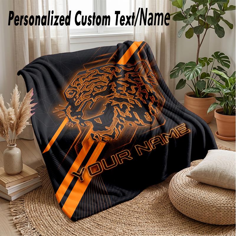 Hull FC Individuelle Flanell-Kuscheldecke Drucken Sie Ihren Namen Text Weiche Warme Decke Weihnachtsgeschenk