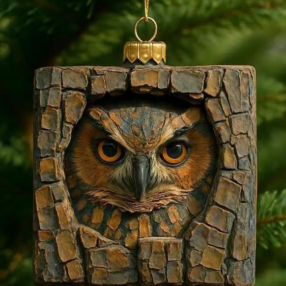 New Acrylic Flat Animal Christmas Ornaments - Perfect Tree and Festival Decorations Gift