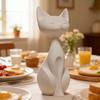 11cm Elegant Cat Figurine Model Cat Ornament Desktop Decoration Creative Gift