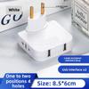 Rotate Plug Eu Converter One In Three 180 Degree Extension Multi plug Mini Slim Wireless Outlet Adapter Light Convenient