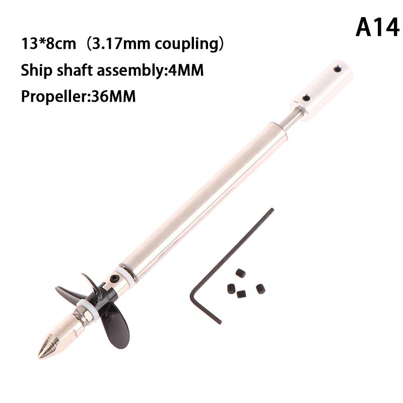 Innovative And Practical Three Blades Screw Joint Shaft Sleeve Prop Model Ship 4Mm Rc Boat Shaft Stainless Steel Drive Shaft