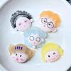 10Pcs New Cute Mini Cartoon Boys And Girls Series Resin Flatback Cabochon Scrapbook Kawaii Embellishments Accessories