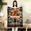 Haikyu Anime Print Flannel Blanket High Quality Warm Comfortable Cover for All Seasons Perfect for Gifts Home Decor