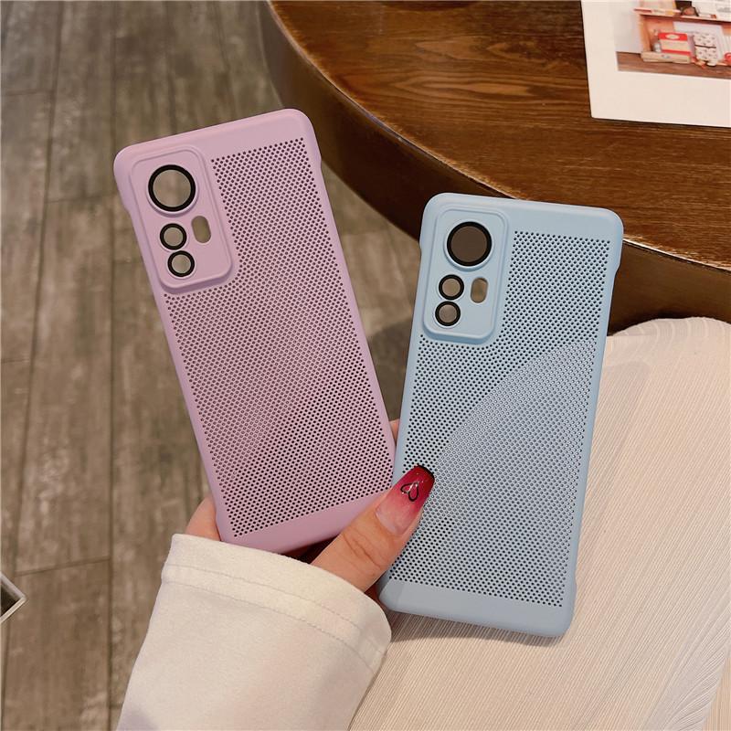 Carcasă fără cadru de disipare a căldurii cu film pentru lentile pentru Xiaomi 12 12x 12s 13 Pro Lite Civi2 Grilă de răcire respirabilă Husă tare pentru PC Protectie din spate