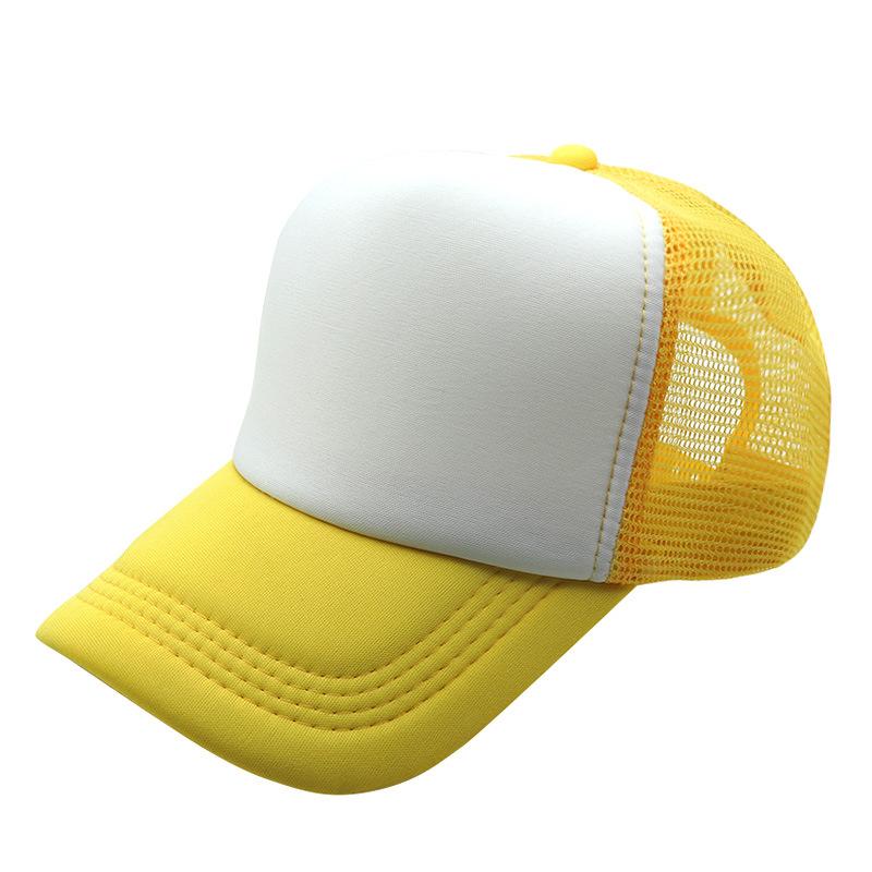 Rimiut Fashion Solid Advertisement Baseball Caps Trucker Sun Hats for Men and Women DIY Printed LOGO Casual Hat