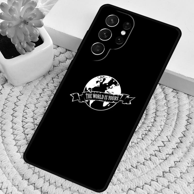 Scarface The World Is Yours Phone Case For Samsung Galaxy Note 10 Pro S26 S25 S24 S23 S22 Ultra Plus S21 FE S20 Shockproof Cover