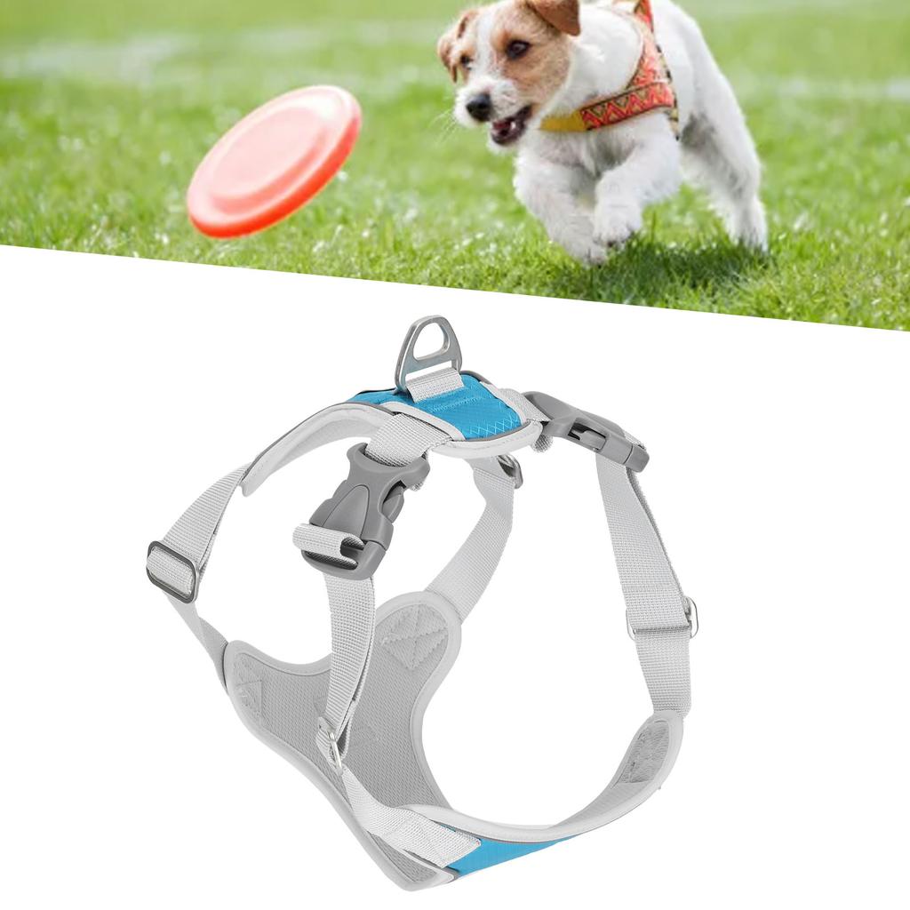 Pet Leash Vest Reflective Stripe Harness Adjustable Oxford Cloth Cat Dog Outdoor Walking