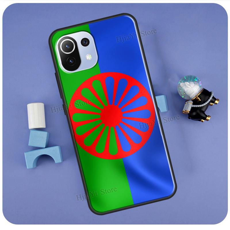 

Чехол с флагом Gypsy Romani Roma для POCO F3 F2 F1 M3 M4 X4 GT X3 Pro, чехол для телефона Xiaomi 12 10T 11T Pro Mi 11 Lite POCO M4 Pro