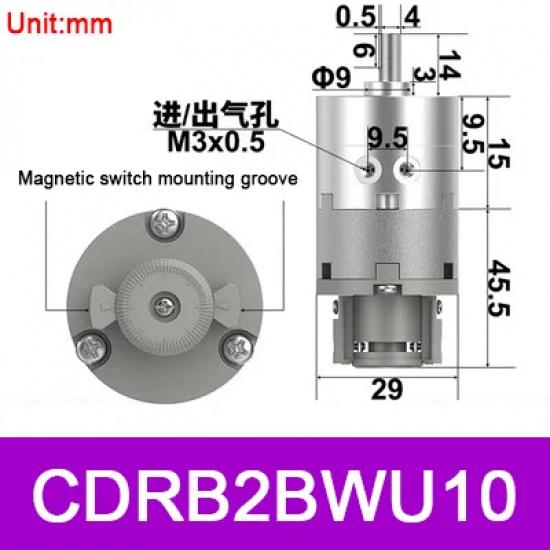 SMC Type Vane Rotary Swing Cylinder CRB2BW CDRB2BW CDRB2BWU 10 15 20 30 40-90S 180S 270S Pneumatic Rotary Actuator