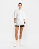 BOXRAW We Dont Play Boxing Oversized T-Shirt - Women'S W Bxrw-U-Wdpbt-W [White/Pink] (Type A)