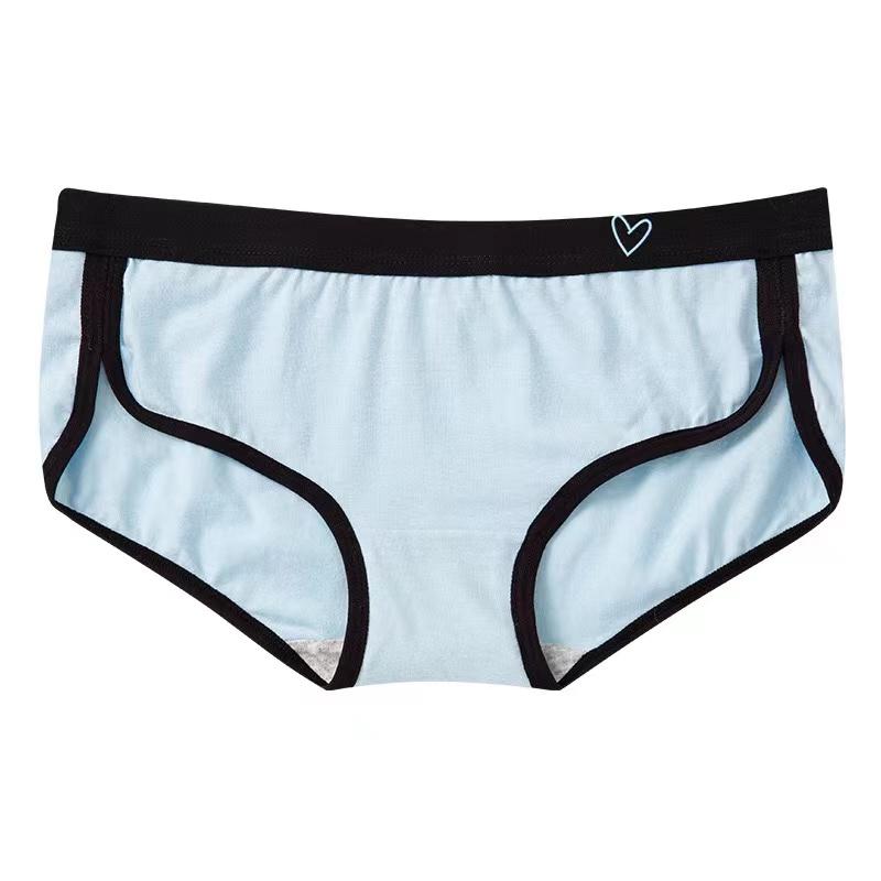 

Женские трусы хлопок спортивные фитнес с низкой посадкой однотонные мягкие дышащие трусики нижнее белье для женщины интимные XL синий