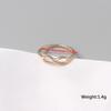 Minimalist Infinity Rings Love Forever Jewelry for Women Silver Golden Metal Geometry 8 Number Ring Jewelry Gift