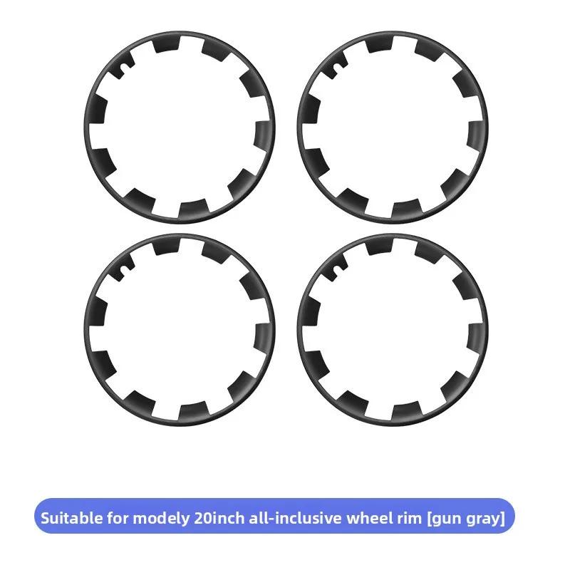 Car Sticker For Tesla Model 3 Model Y Upgraded Full Edge Wheel Hub 18 Inch 20 Inch Wheel Hub Cover Modification Car Accessories