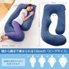 ROCYJULIN Maternity Body Pillow, Memory Foam Nursing Cushion, Multifunctional U-Shaped Pillow, Envelops Your Upper Body, Maintains Posture, Full Body