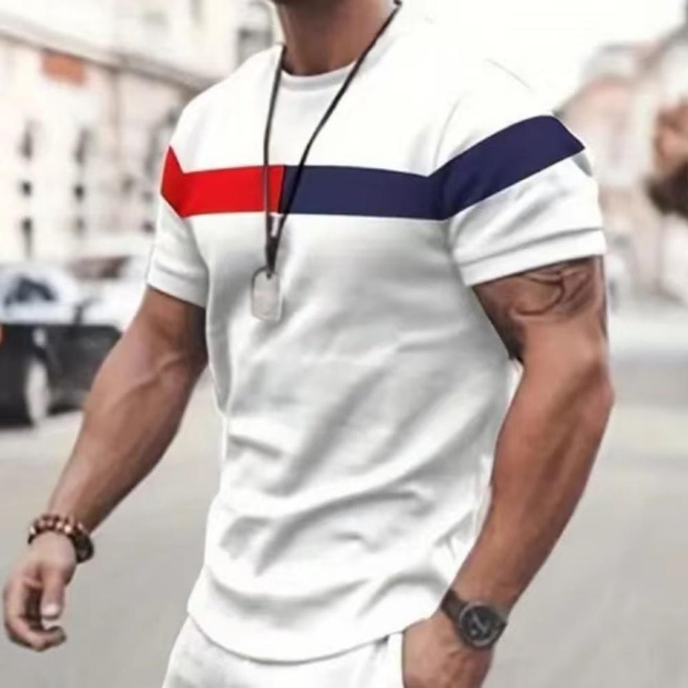 Neue Sommer Herren Sets Mode Trainingsanzug Herren Kurzarm T-Shirts und Sporthosen Herren Lässig Herrenbekleidung Herren Jogginghosen Bekleidung