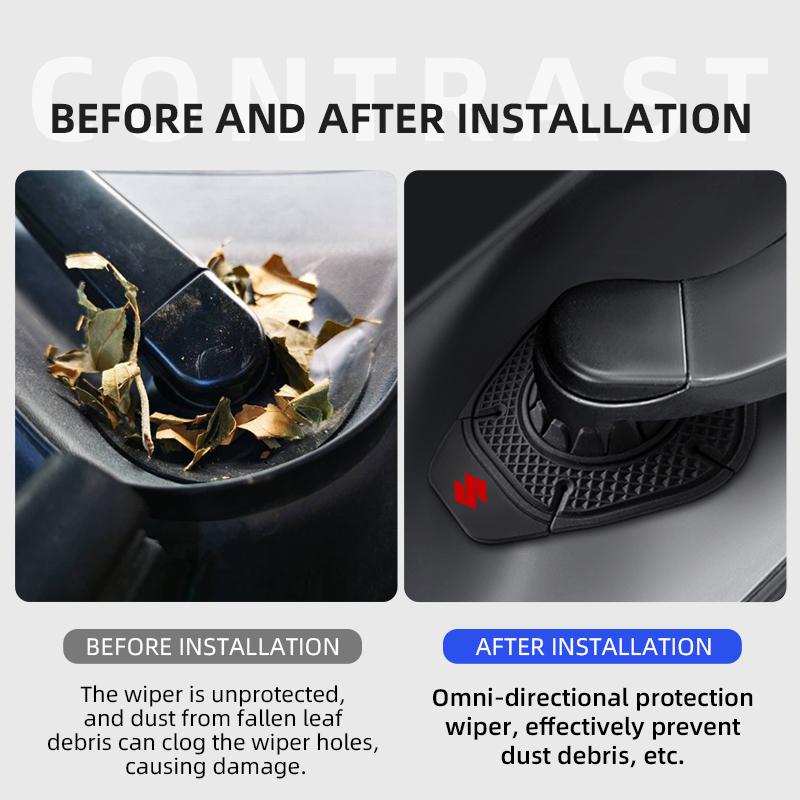 Car Windshield Wiper Arm Hole Protection Cover Silicone Dust Cover For Suzuki JIMNY grand vitara sx4 swift Alto