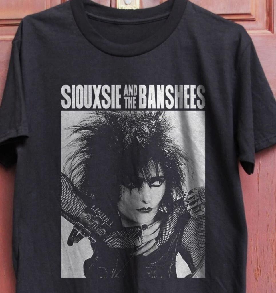 Men's Cotton T-Shirt, Quick Dry Breathable, Summer Casual Wear New SIOUXSIE AND THE BANSHEES Rock Band Unisex Black T-shirt Size S-5XL