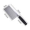 1pc Stainless Steel Wavy Potato Cutter Professional Crinkle Cut Vegetable Slicer for Potatoes Carrots Cucumbers 3
