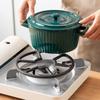 Black Casting Iron Gas Stove Cooker Plate Coffee Moka Pot Stand Reducer Ring Holder Durable Coffee Maker Shelf