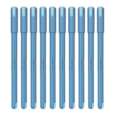 Pentonic Frost 0.6 Mm Refillable Gel Pen Blue Ink for Office, School & Home Writing Pack of 1 X 10pcs