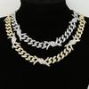 Zircon Cuban Chain: Versatile Cross-Border Hip-Hop Jewelry, European & American Fashion for Couples