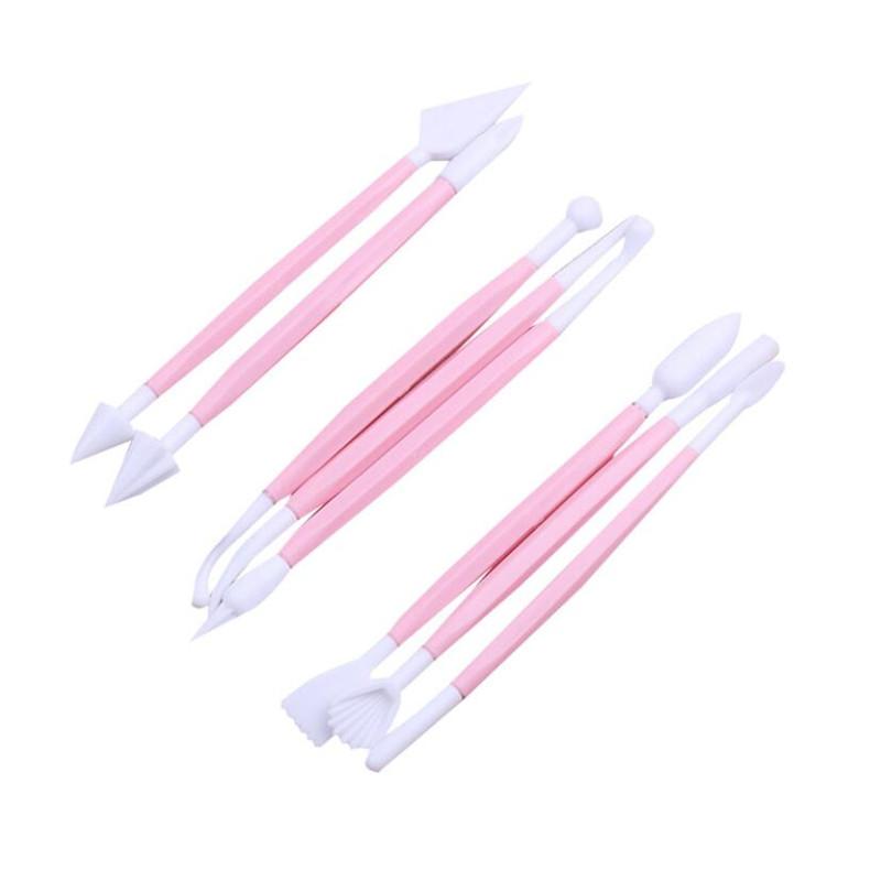 8pcs/set Plastic Clay Sculpting Set Polymer Modeling Clay Tools Poly form Sculpey Tools Set For Shaping Clay Play dough Toys