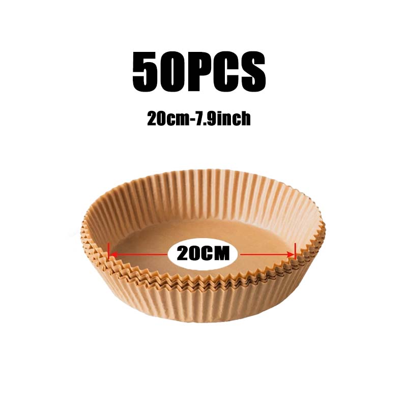 

Одноразовая бумага для фритюрницы с антипригарным покрытием для кухни, коврик для аэрофритюрницы, маслостойкий коврик для микроволновки, бумажный вкладыш для выпечки, аксессуары