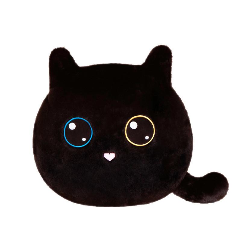 Kitten Plush Cartoon Toy Cute Black And White Doll Girls Office Sofa Cushion