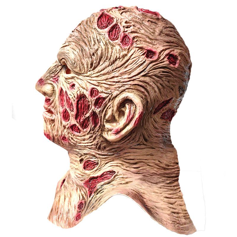 Freddy Mask Halloween Horror Movie Latex Human Face Ghost Mask Jason Freddy Mask