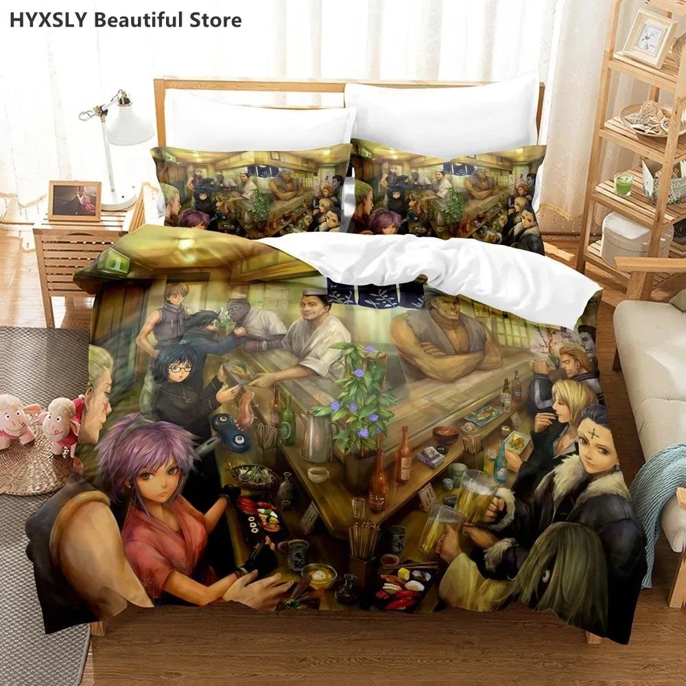 Hunter X Hunter 3D Bedding Set Japanese Anime Twin Queen King Quilt Cover Pillowcases Polyester For Boys