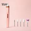 Professional Nail Polishing Pen Electric Drill Kit, Portable Pen-shaped Manicure Pedicure Tool, Adjustable Speed Multifunctional Exquisite Gift