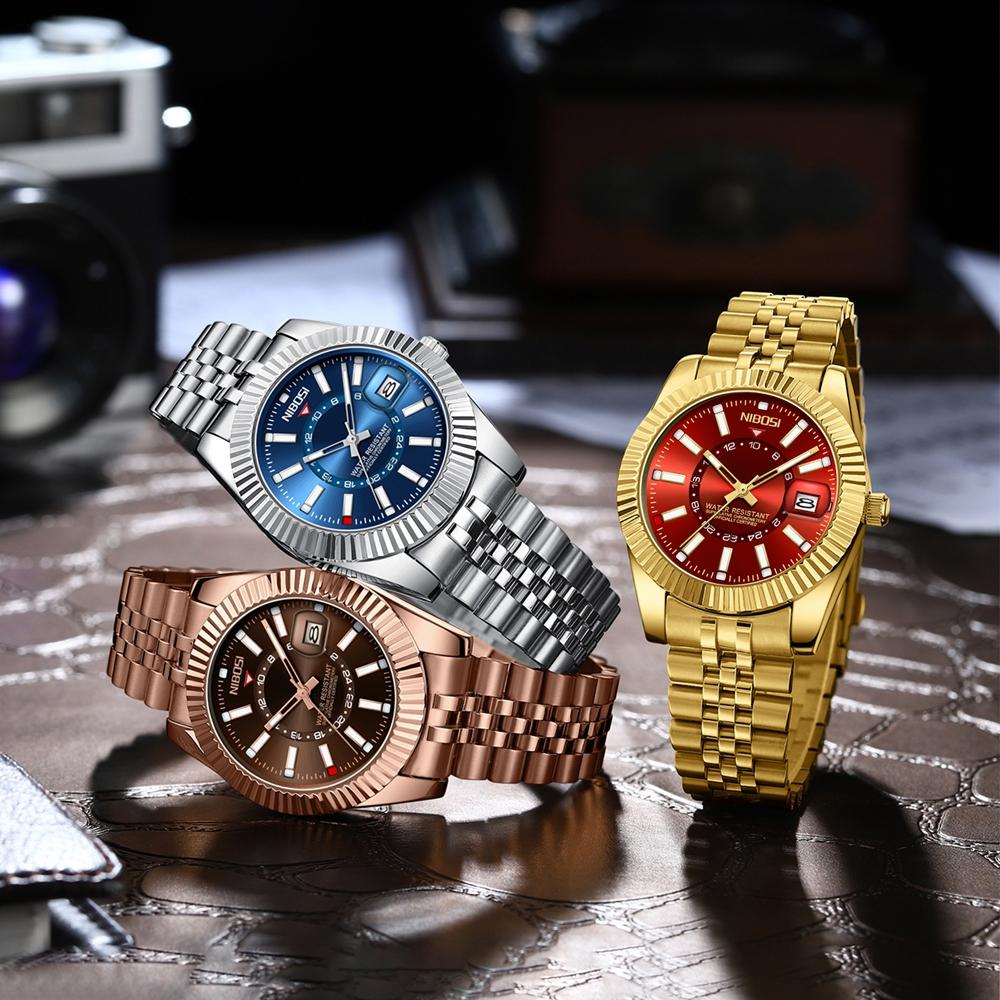 Luxury Fashion Watches for Men Waterproof Date Clock Business Watches Man Quartz Wristwatch