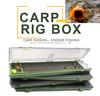 Carp Fishing Tackle Box Fishing Lure Storage Box Organizer Dividers for Easy Tackle Management and Bait Storage for Anglers
