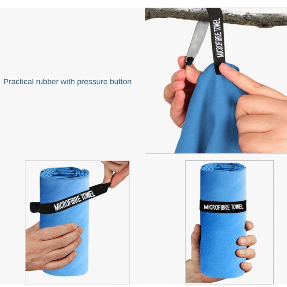 Dwustronny Welurowy Szybkoschnący Ręcznik z Mikrofibry do Jogi Fitness Pracy na Zewnątrz