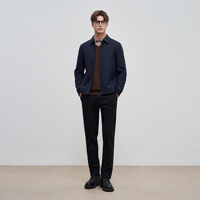 EMZ Men's Fashion Lapel Autumn Jacket 9D7521209