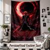 Custom Tapestry Wall Hanging, Bleach anime Personalized Name Text Home Wall Decor
