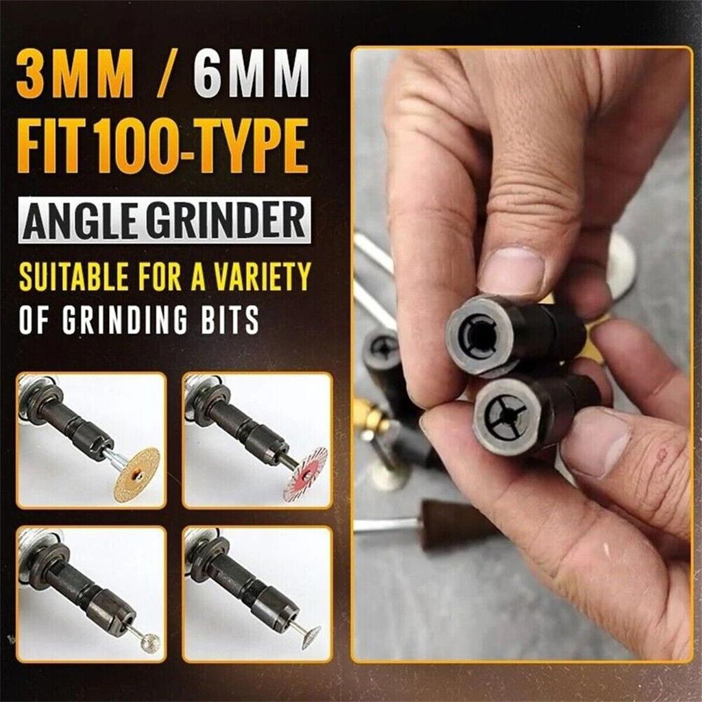 Direct Grinding Conversion Head Modified Adapter To Straight Grinder Chuck For 100-type Angle Grinder
