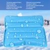 Thickened Ice Pillow Soft Water Cushion Cooling Cushion for Home Travel (36*36cm Water Drop)